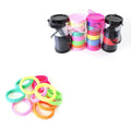 Pack Of 12 Assorted Colour Hair Bands Hair Bobbles Beauty 2913