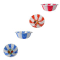 Tie Dye Print Plastic Kitchen Bowl Large 35 cm Assorted Colours 3066
