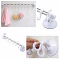 Towel Bar Suction Cup Adjustable Rail Gold Quality 180 Degrees Rotated 0873