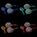 Plastic Mesh Strainer Sieve Set of 3 Assorted Colours 3110
