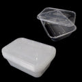 6 Hygienic Stackable Food & Meal Preparation Containers With Lids 500ml  7014