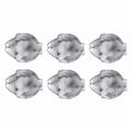 Marine Clear Glass Fish Style Shaped Fancy Small Service Plate 20cm x 16cm  10256