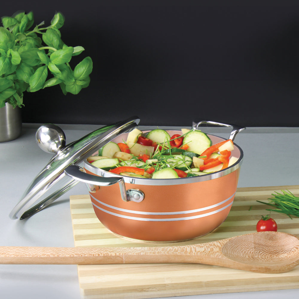SQ Professional Seramiq Mianra Diecast Stockpot Set of 5 Axinite 4925