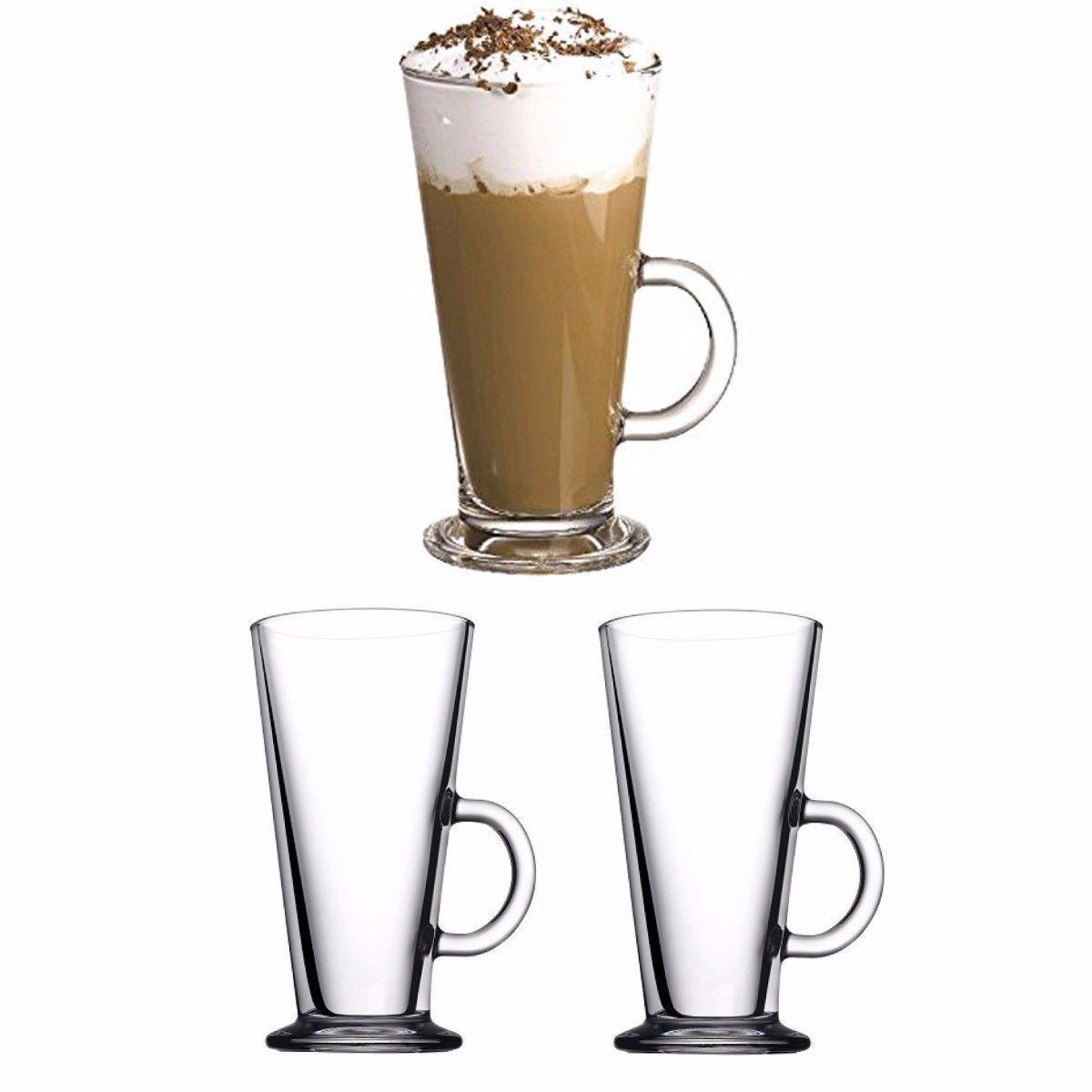 PB Colombian Glass Coffee Latte Mug 263ml Pack of 2 55861