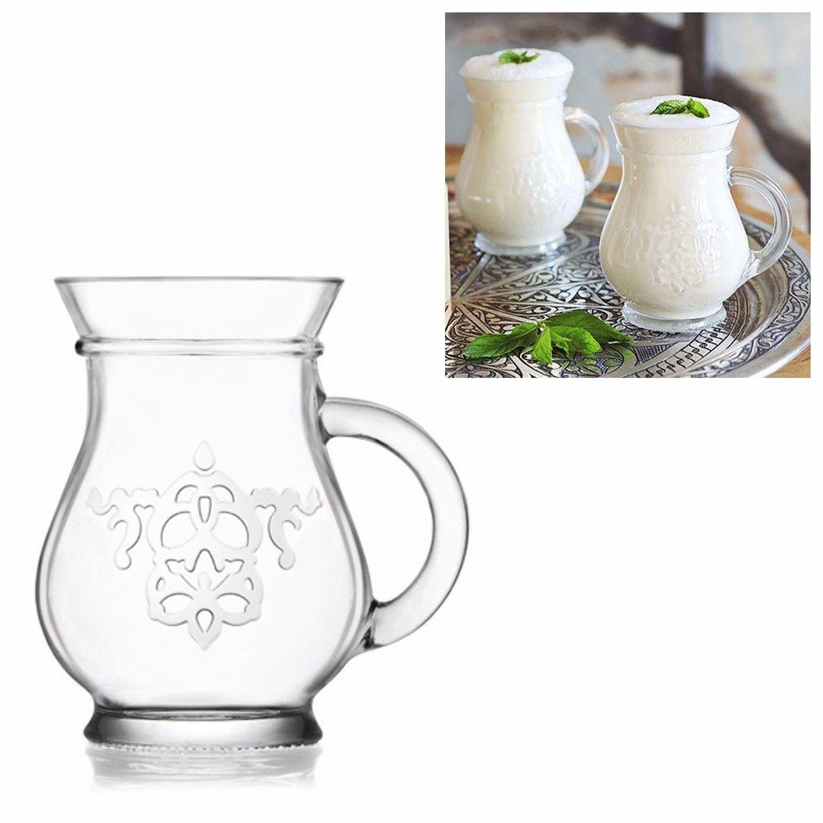 Patterned Glass Jug 330cc Pack of 2 AYR034