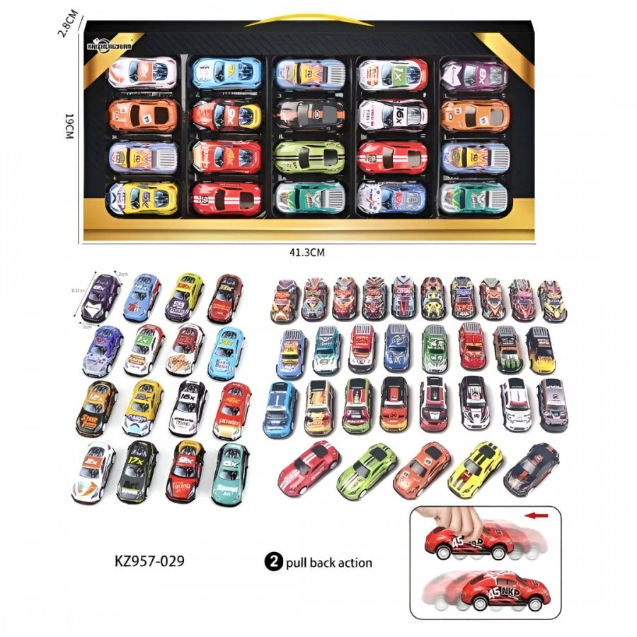 KZ957-029 20 Pack Friction Cars