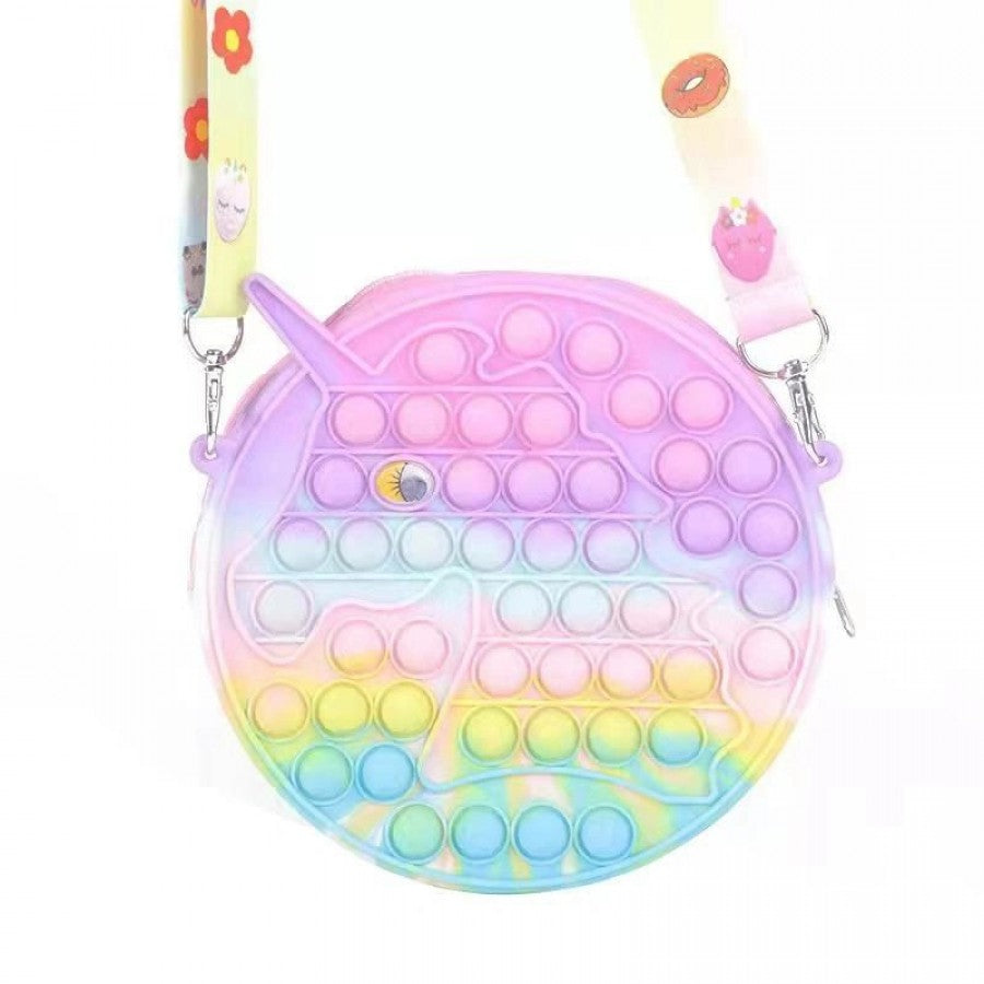 S090 Circle Unicorn Bag Girly