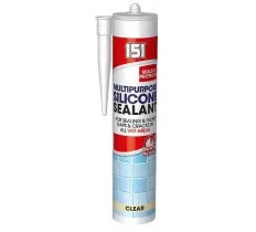 03501-12A 12 PACK M-PURP SILICONE SEALANT CLEAR (CART) 280ml