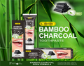 0805-2002 x12 Bamboo Charcoal Toothpaste – Mint Flavor, 110g | Natural Whitening &amp; Oral Care