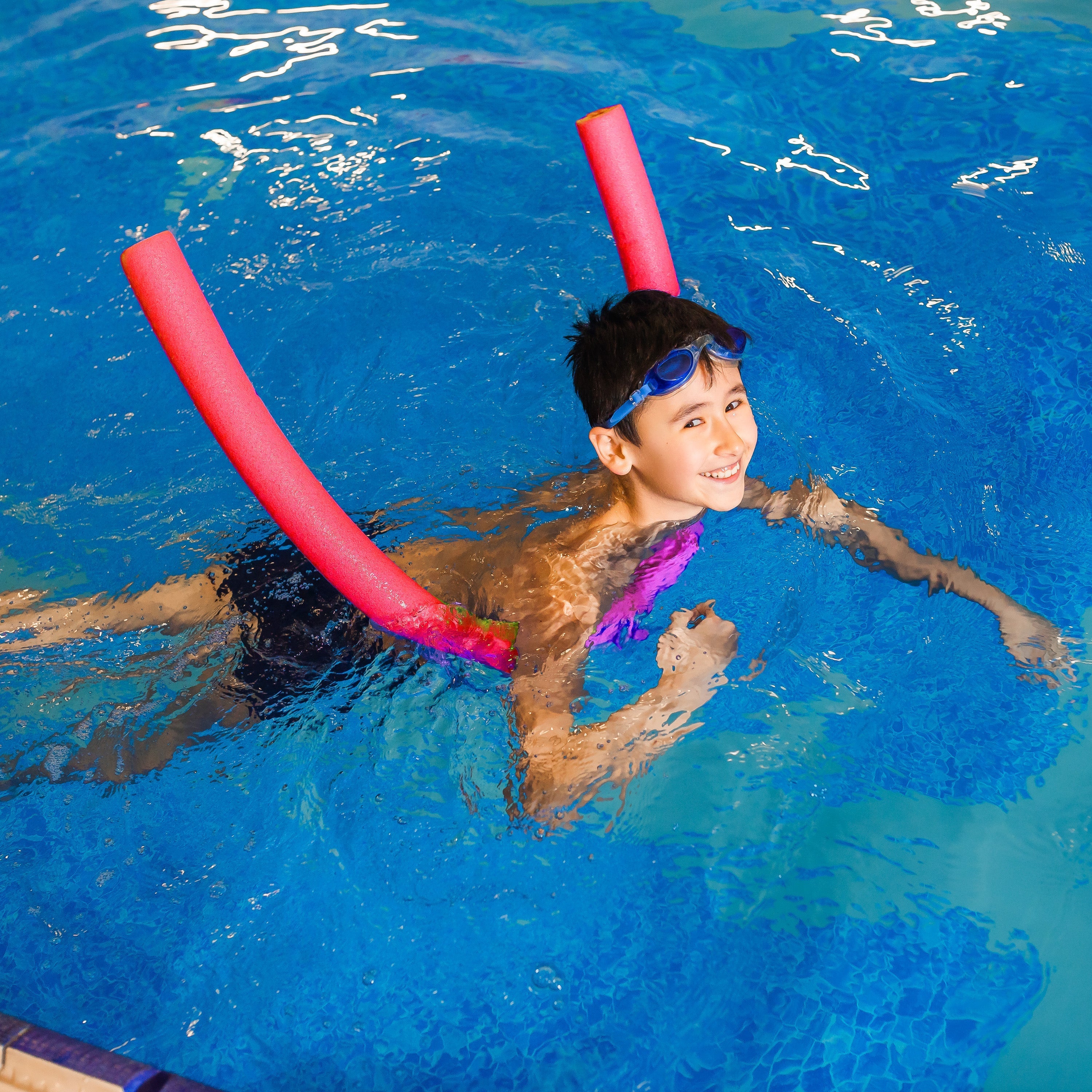 Swimming Pool Foam Noodle Tube 152cm Red 5000