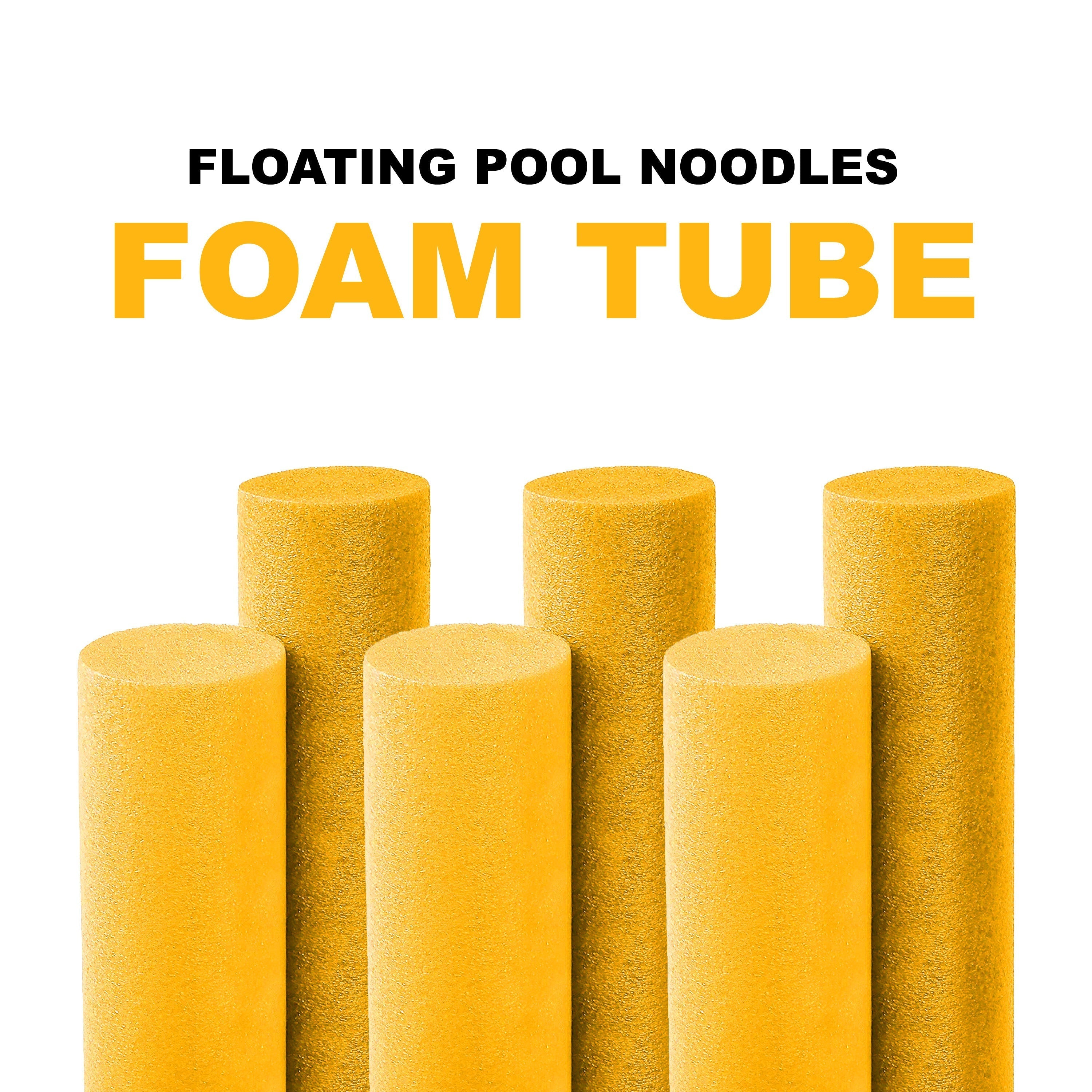 Swimming Pool Foam Noodle Tube 152cm Yellow 5001