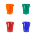 Plastic Eco Storage Drum Bin Bucket with 2 Side Handles 50L Assorted Colours 5006/Eco5000