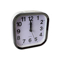Square Quartz Bedroom Desk Alarm Clock Assorted Colours 4734