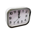 Rectangular Quartz Bedroom Desk Alarm Clock Assorted Colours 4736 A