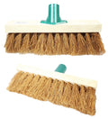 10" Soft Coco Garden Wooden Broom Brush Head 1001