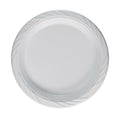 Disposable White Plastic Plate 23 cm Pack of 50 CD642