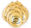 50th Anniversary Printed Balloons (Pack of 10)