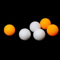 Plastic Table Tennis Ping Pong Balls 3.5 cm Pack of 6 Orange and White 0379