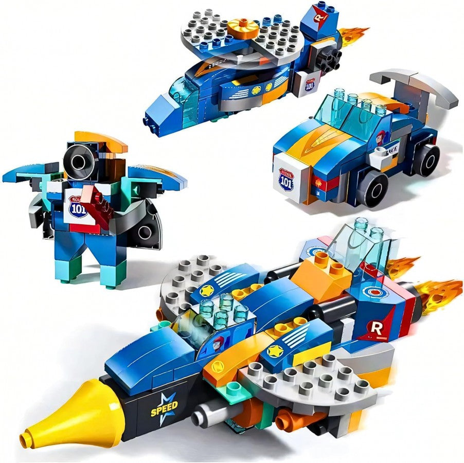 FL1160 87pcs Block Fighter Jet