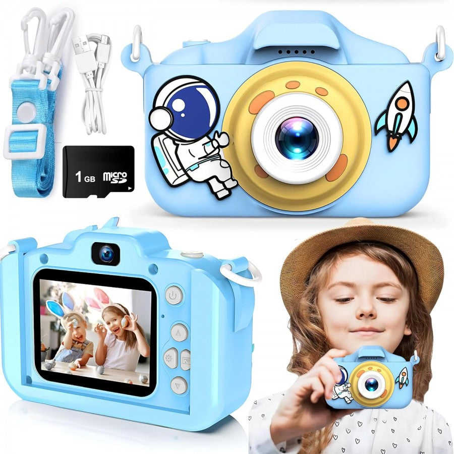 Astronaut Design Camera With 1GB Storage &amp; Straps (2 Colours)