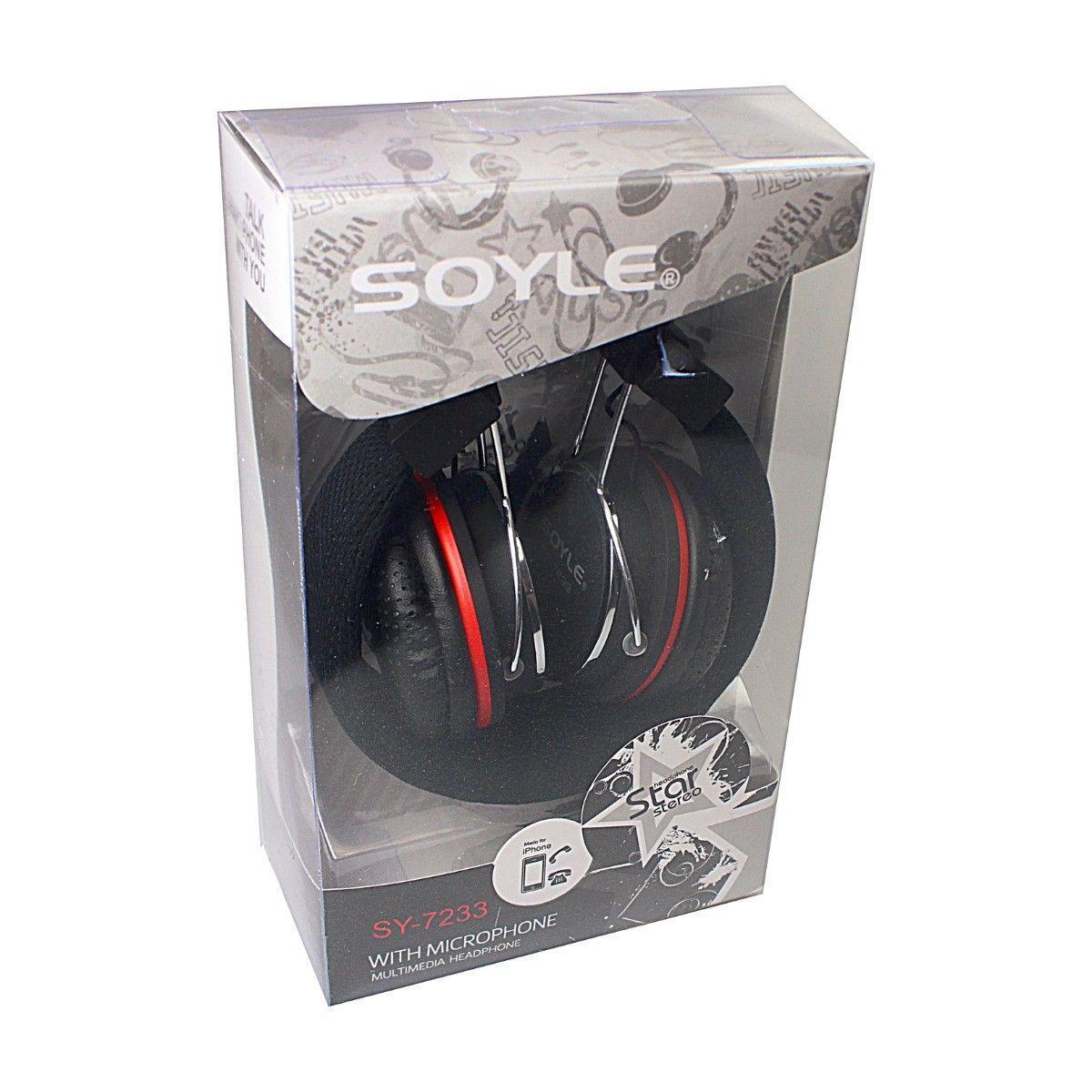 SOYLE 7233 Headphones With Micrphone Multi Media Headphone 00670
