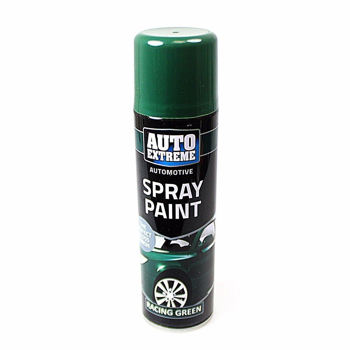 Spray Paint Can Gloss RACING GREEN Aerosol AUTO EXTREME 250ML   1906