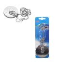 Chrome Metal Bathroom Bath Plug and Chain 6.00 cm 5585