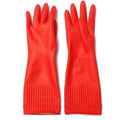Rubber Washing Up Gloves 38 cm Red Assorted Sizes 5594