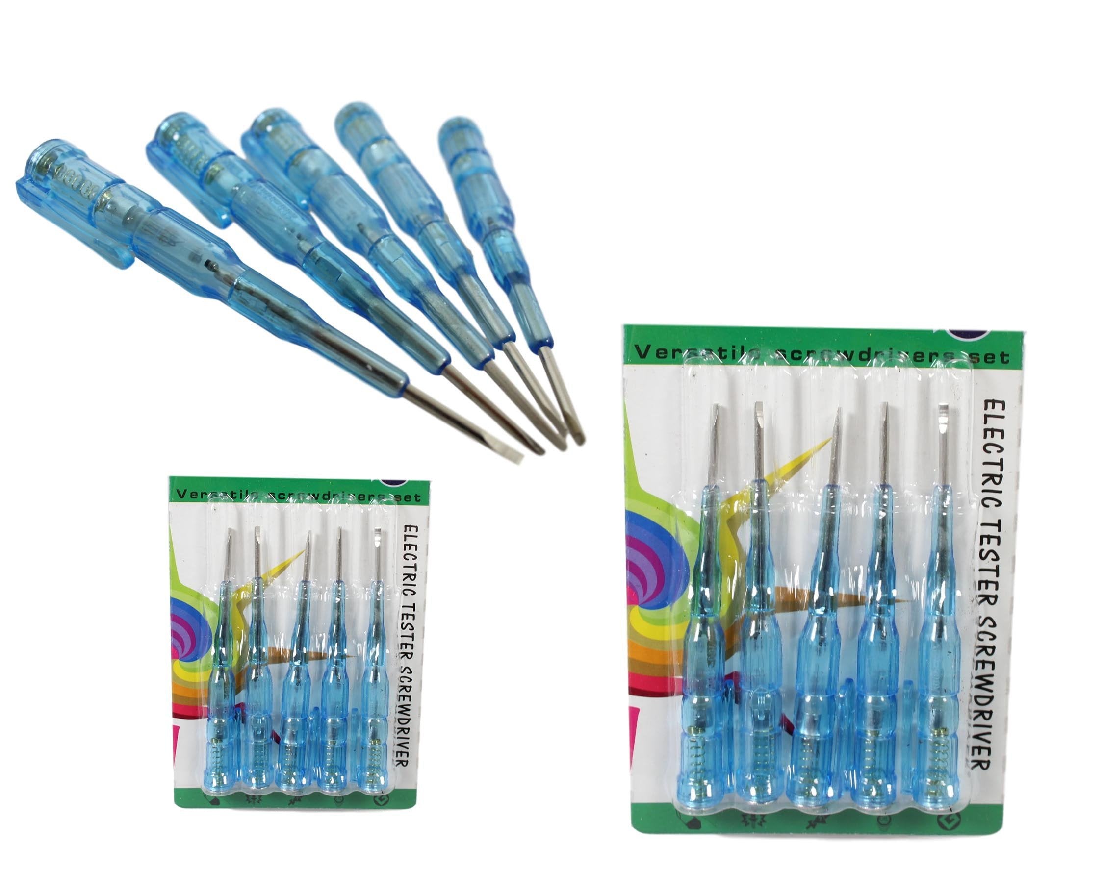 Electric Tester Screwdriver 14cm Pack of 5 5620