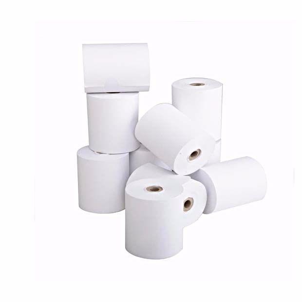 White Cash Register Card Pin Machine Thermal Receipt Paper Roll 57 x 40mm Pack of 10 TR5740