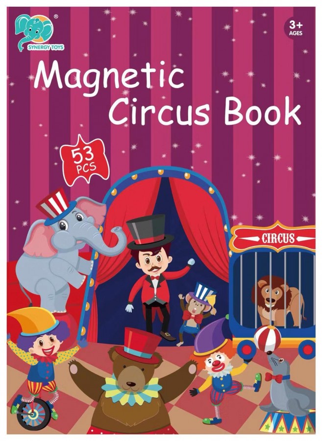 8726-40 Magnetic Circus Puzzle Book