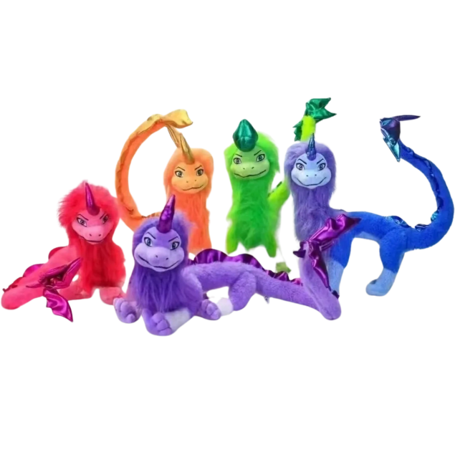 pp225  DRAGON PLUSH TEDDY
