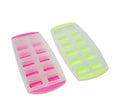 Ice Cube Tray Maker with Silicone Bottom 25 x 12 cm Assorted Colours 5732