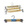 Wooden Wardrobe Clothes Trousers Hanger 30 cm Pack of 3 5744 A