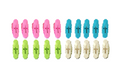 Plastic Washing Line Clothes Pegs 5 cm Pack of 20 Assorted Colours 5747