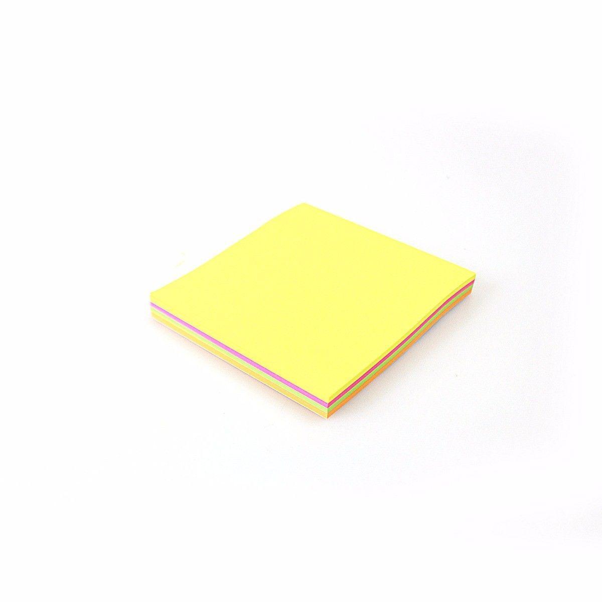 Sticky Notes Memo Block 100 Sheets 76 x 76 mm Assorted Colours 0009 / 0008