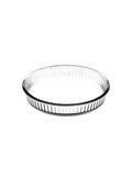 PB Borcam Round Fluted Glass Desserts Flan Cheesecake Tart Dish 1.72 Litres 59044 (Parcel Plus Rate)