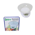 Electronic Kitchen Scale Modern Style White Baking Measuring Kitchen Scale 16cm 5931