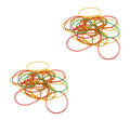 Assorted Colour Light Thin Rubber Bands Home School Arts and Crafts 300 Pack 5939