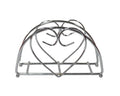 Steel Dining Table Napkin Serviette Holder with Heart Design 14 cm 5987