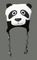 Active Star Panda Face Knitted Trapper Hat
