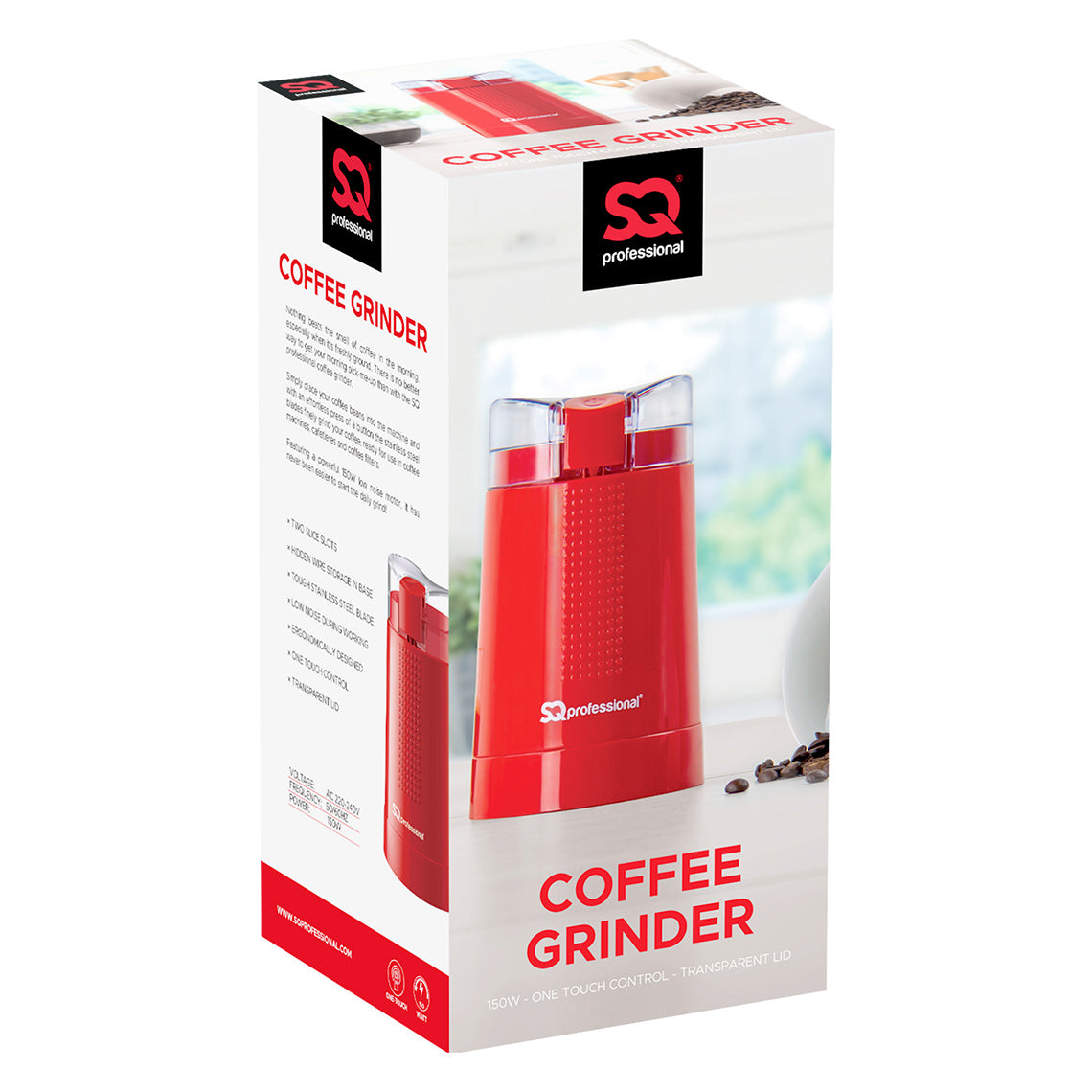 SQ Professional Blitz Coffee Grinder 150W Black 2340
