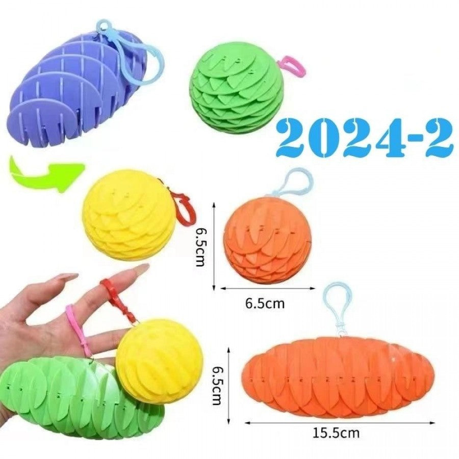 2024-2  Keychain Fidget Worm Stretchy
