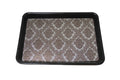 Plastic Rectangle Drinks Bar Serving Tray with Printed Design 36 x 26 cm Assorted Colours 6051