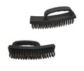 Plastic Wire Brush Black Cleaning Scrubbing Indoor Outdoor Brush 16cm 6058