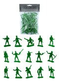 Pack Of 50 Toy Soldiers Assorted Sizes and Designs 3-7cm B65035
