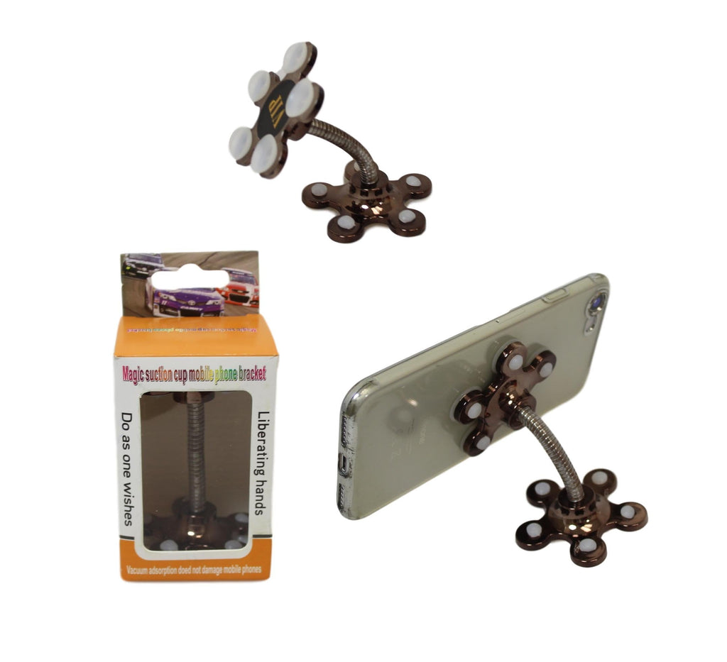 Suction Cup Mobile Phone Holder Stand 17cm Assorted Colours 6072