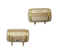 Wooden Treasure Box Style Money Box Deposit Box Gold Rim Vintage Style 11cm x 7cm 6101