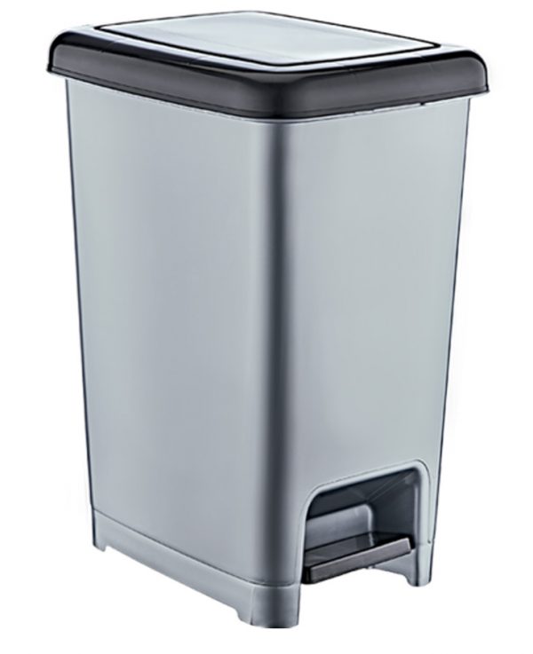 Plastic Kitchen Bathroom Slim Pedal Bin 60 Litre D01045 / PB60