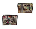 Large Plastic Shopping Laundry Bag with Printed Design 80 x 55 cm Assorted Designs 6126